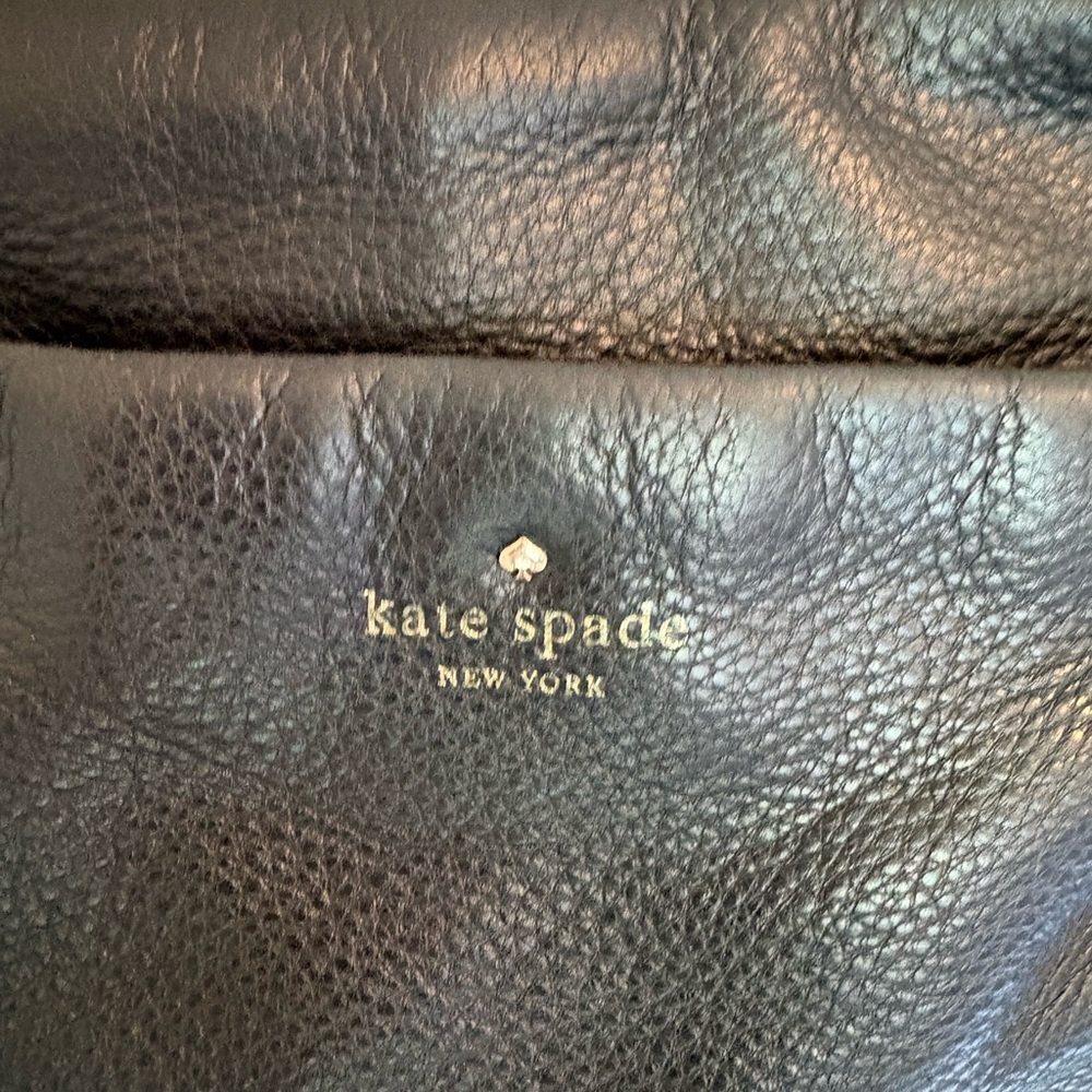 Kate Spade Black Leather Crossbody Satchel - Picture 2 of 16